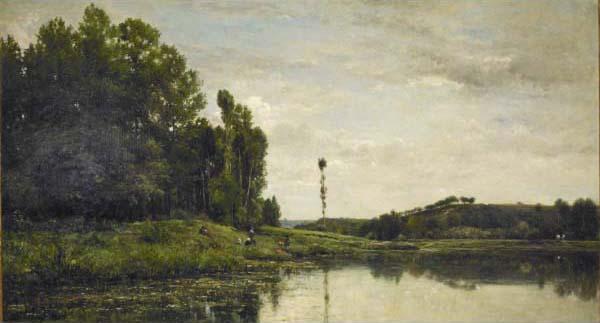 Charles-Francois Daubigny Banks of the Oise